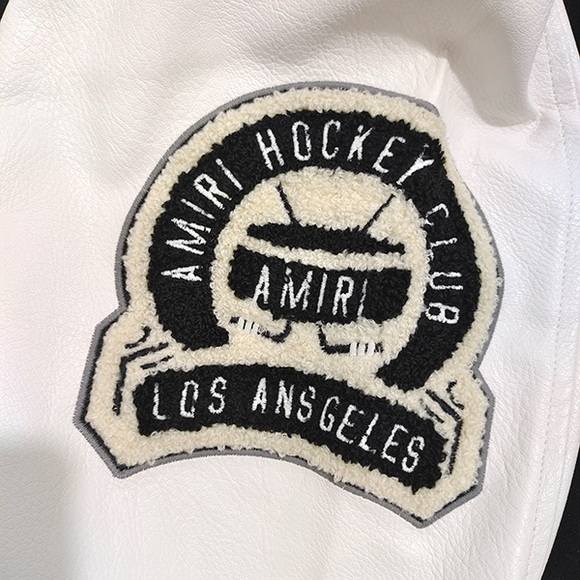 AMIRI Hockey Fighters Baseball Jacket - Picture 10 of 10